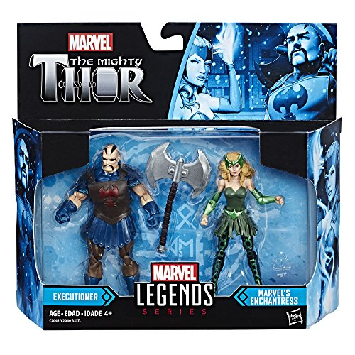 Marvel Legends Marvel'S Enchantress & Executioner - Juego de 2 Unidades, 9,5 cm