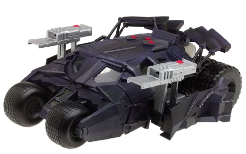 Mattel 135083 Batmobile Batman Begins Deluxe - Vehículo en miniatura Batimóvil de Batman (escala 1:18)