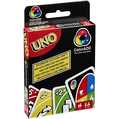 Mattel Games Juego de cartas UNO ColorADD (Mattel GDP08)