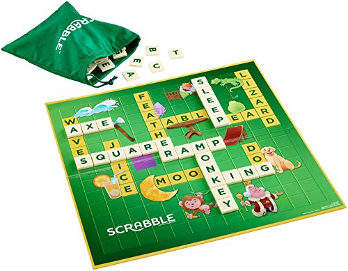 Mattel Games Scrabble Practice and Play, Juego de Mesa Infantil Educativo (Mattel FTG51)