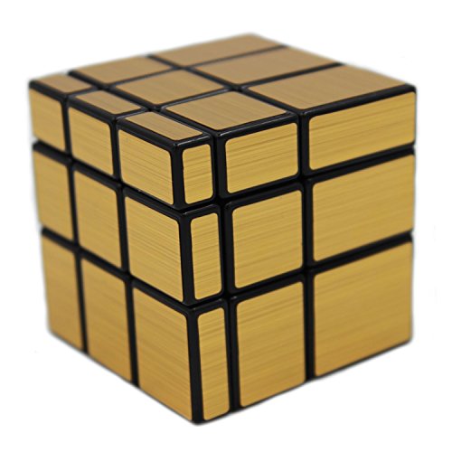 MEISHINE Dorado Mirror Cube Cubo Mágico de Oro Cubo Mágico Inteligencia Mágico Cubo de la Velocidad Juego de Puzzle Cube Speed Magic Cube Stickerless