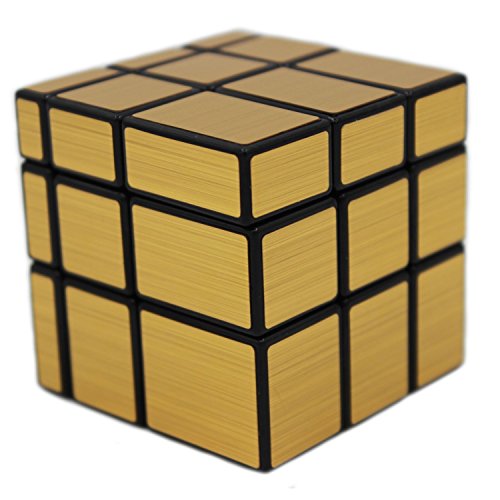 MEISHINE Dorado Mirror Cube Cubo Mágico de Oro Cubo Mágico Inteligencia Mágico Cubo de la Velocidad Juego de Puzzle Cube Speed Magic Cube Stickerless