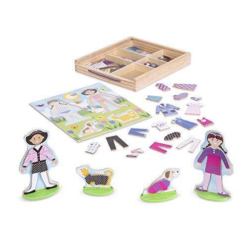 Melissa & Doug- Classic Toys - Magnetic Dress-Up Sets (Melissa and Doug 19314) , color/modelo surtido