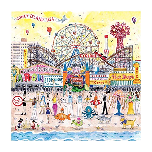 Michael Storrings Summer at The Amusement Park 500 Piece Puzzle