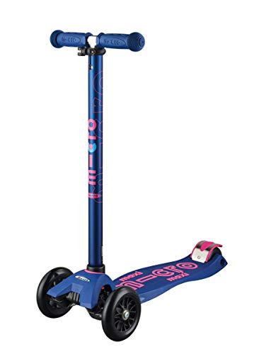 Micro® Maxi Deluxe, Diseño Original, Patinete 3 Ruedas, 5-12 Años, Peso 2,5kg, Carga hasta 70Kg, Altura 67-91cm, Rodamientos ABEC 9, Plataforma Antideslizante (Verde)