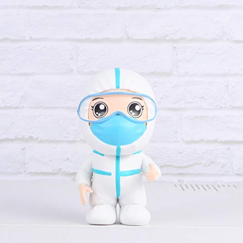 Milisten Muñecos de Felpa Suave Médico Enfermera Muñeca Estatuilla Enfermera Doctor Regalo Conmemorativo para El Doctor Enfermera Apreciación Fiesta Favores (Azul Cielo)