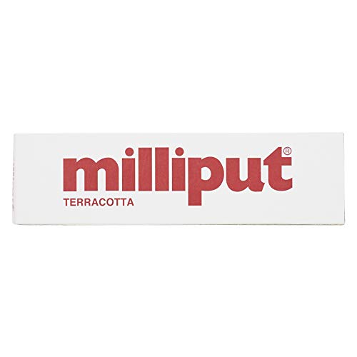 Milliput Terracotta - Masilla epoxy para restauración y reparación (2 x 56,7 g)