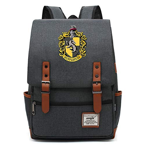 MMZ Mochila Deportiva al Aire Libre Mochila de Harry Potter Gryffindor College Retro Mochila Escolar Informal L # 31