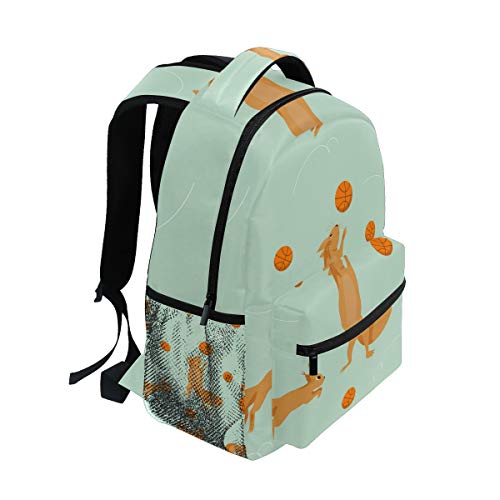 Mochila Casual de LORONA con diseño de Ardillas para la Escuela, para Viajes, Senderismo, Camping, para niñas, niños, Hombres y Mujeres