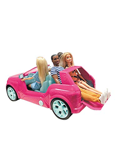 Mondo Motors – Mattel Barbie Cruiser – Coche Cruiser teledirigido para niños de Barbie – SUV de Cuatro plazas – Detalles realistas – Color Rosa – 63647