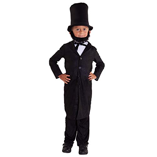 Morph Traje de Abraham Lincoln Traje político niños Americano - Pequeño - (5 - 7 años)