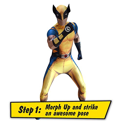 Morphsuits - Disfraz Wolverine, Multicolor (delux digital), talla XL (176cm-185cm) , color/modelo surtido