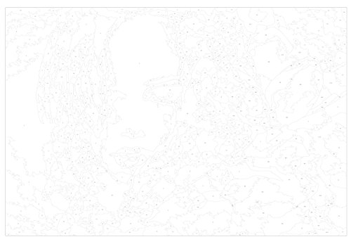 murando Pintura por Números Cuadros de Colorear por Números Kit para Pintar en Lienzo con Marco DIY Bricolaje Adultos Niños Decoracion de Pared Regalos - Mujer & Flores 60x40 cm n-A-0249-d-a