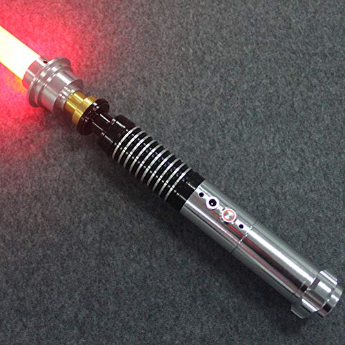 NANDAN Star Wars Lightsaber Sword 11 RGB Color Cambio de Sonido FOC FOC Láser Sable FX Metal Handle Heavy Dueling 5 Sets Sound Lumious Toys Regalos