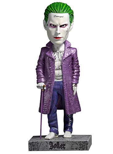 NECA- Joker Cabezón, Figura de 20 cm, Headknocker Escuadrón Suicida (NEC0NC61604)