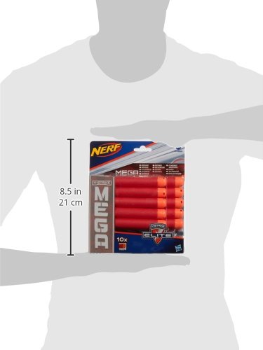 Nerf - N-Strike Mega - Set de 10 Dardos (Hasbro A4368)