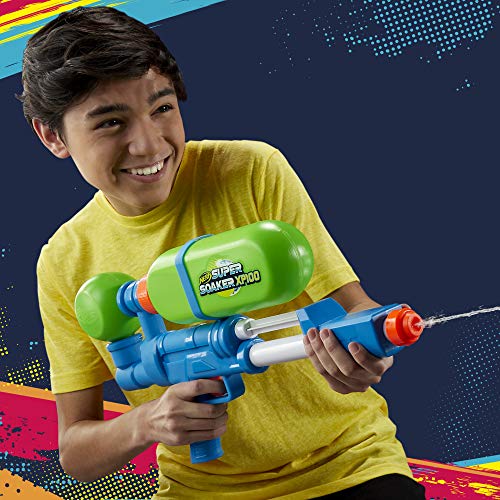 Nerf Super Soaker XP100 - Pistola de Agua con Aire comprimido, depósito extraíble para niños, Adolescentes y Adultos