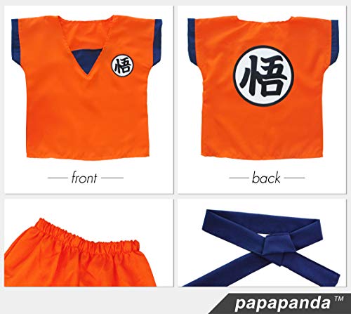 Niños Disfraz para Son Goku Ropa de Entrenamiento M