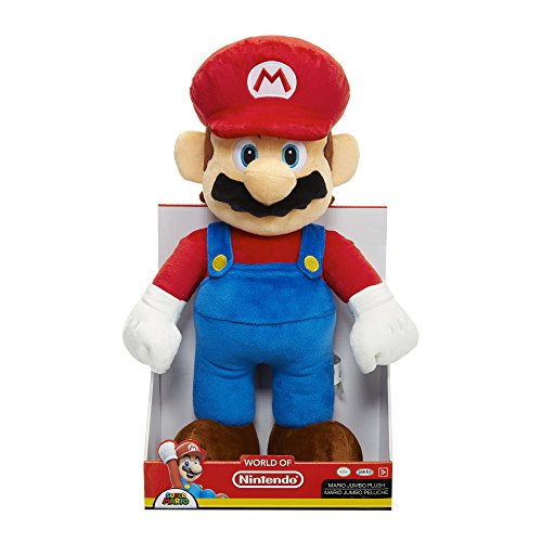 Nintendo- Super Mario Peluche Grande, Color Novedad (Jakks Pacific 64456-4L)