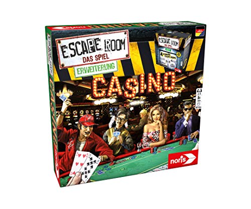 Noris 606101641 Escape Room Ampliación Casino - Juego Familiar y de Sociedad para Adultos - Solo se Puede Jugar con el decodificador Chrono - a Partir de 16 años