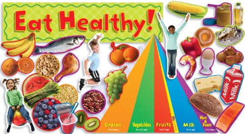 Nutrition with Food Pyramid Mini Bulletin Board