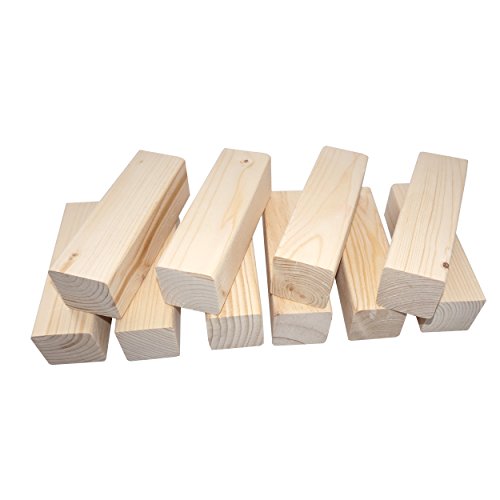 Ocean 5 Ajedrez Vikingo KUBB Dorado – Juego de Madera para Lanzamientos – Juego de Exterior - Ajedrez de Madera Tipo Juego de Bolos de Escandinavia – El Juego de Habilidad para el Verano