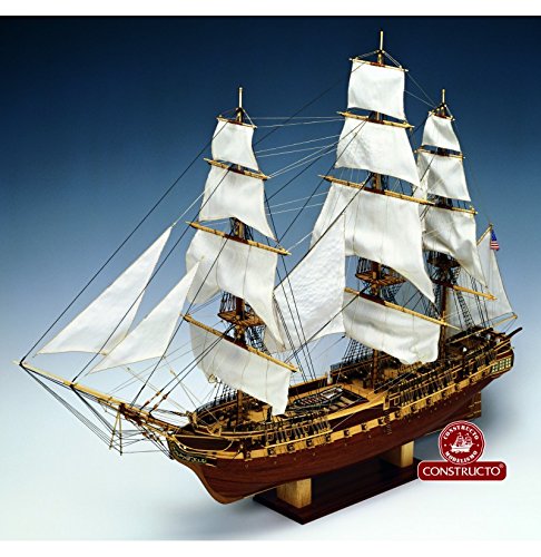 Outletdelocio Constructo 80836. Maqueta de Barco en Madera. Fragata USS Constitution. + Herramientas 42726/57395