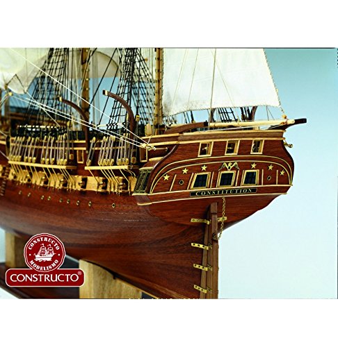 Outletdelocio Constructo 80836. Maqueta de Barco en Madera. Fragata USS Constitution. + Herramientas 42726/57395