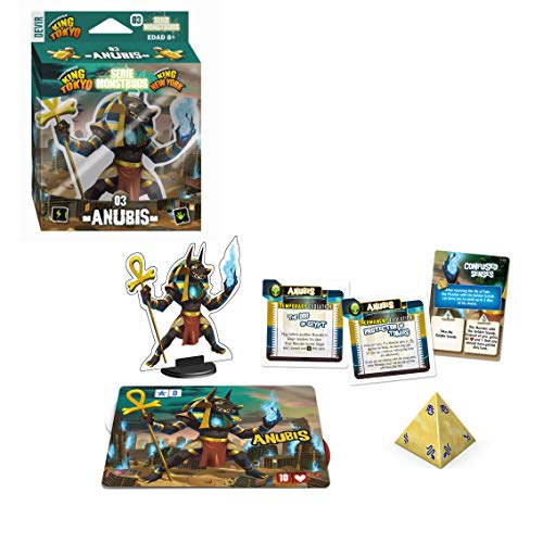 Outletdelocio. Devir BGKOTAN. Juego de Mesa. Expansion 3 King of Tokio/NY. Monstruo Anubis. Edicion en Castellano