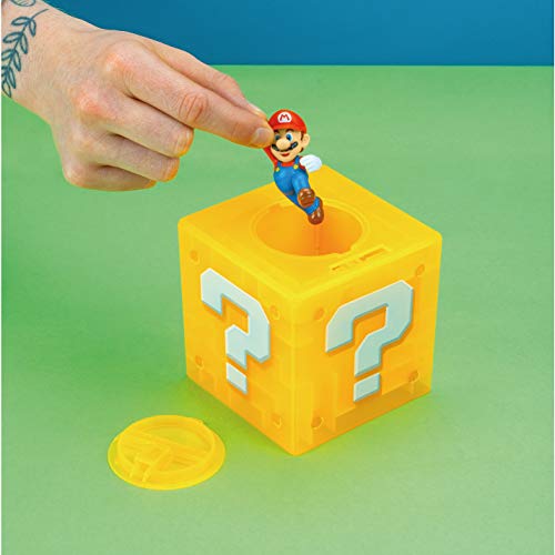 Paladone Super Question Block Maze Safe | Incluye Figura 3D Mario | Mantén tu Dinero Seguro | Producto Oficial de Nintendo, Multicolor (PP4019NN)