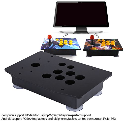 Panel de Acrlico Tablero de Acrlico Joystick de Repuesto para Juego de Arcade