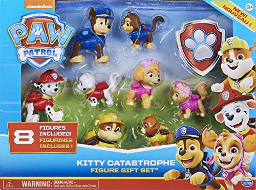 PAW Patrol 6058524 - Set de Regalo de catástrofe de Gatito con 8 Figuras coleccionables, para niños a Partir de 3 años