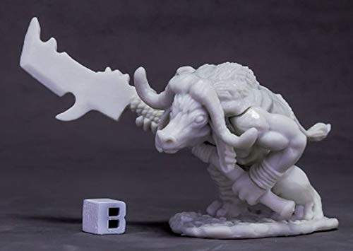 Pechetruite 1 x Avatar of Protection (Water Buffalo) - Reaper Bones Miniatura para Juego de rol Guerra - 77621