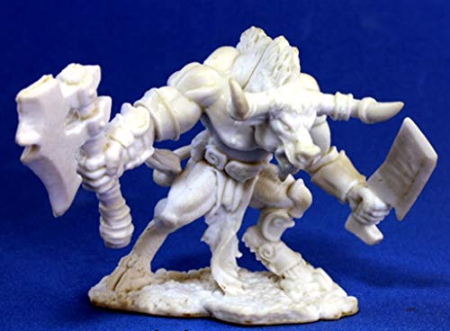 Pechetruite 1 x Minotaur - Reaper Bones Miniatura para Juego de rol Guerra - 77013