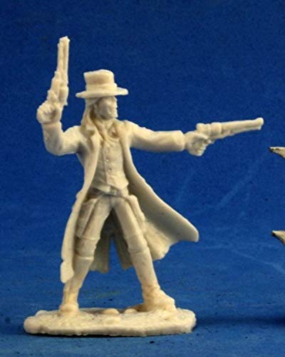 Pechetruite 1 x Stone Zombie Gunslinger - Reaper Bones Miniatura para Juego de rol Guerra - 91001