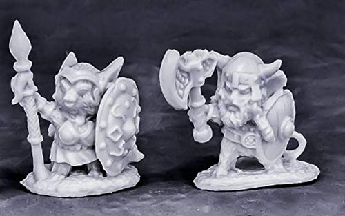 Pechetruite 2 x Viking MOUSLINGS - Reaper Bones Miniatura para Juego de rol Guerra - 77549