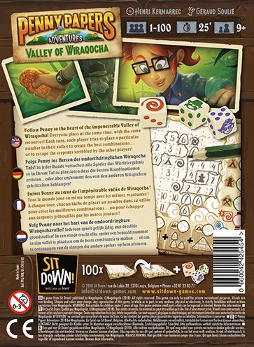 Penny Papers Adventures, Juegos en francés: Skull Island + The Temple of Apikhabou + Valley of Wiraqocha + 1 Yoyo Blumie.