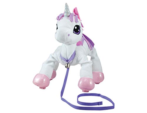 Peppy Pup- Peluche de Unicornio Que Camina, Multicolor (Giochi Preziosi Spagna PEP02010)