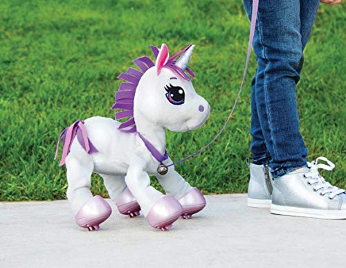 Peppy Pup- Peluche de Unicornio Que Camina, Multicolor (Giochi Preziosi Spagna PEP02010)