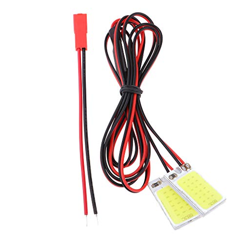 perfeclan Luz Intermitente Estroboscópica LED de Frecuencia de 2 Piezas para Piezas de Cuadricóptero RC Drone