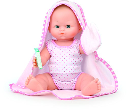 Petitcollin 613610 Petit Câlin - Muñeca con Ropa de baño y Toalla (36 cm)