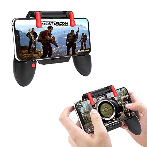 Pick-me Controlador de Juegos Móvil PUBG, Disparadores de Gamepad con Ventilador de Enfriamiento y Batería Incorporada, PUBG Mobile Game Controller para Teléfono Inteligente de 4.7-6.5 Pulgadas