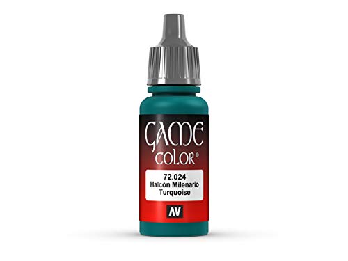 PINTURA ACRILICA DE COLOR HALCON MILENARIO EN BOTE DE 17 ML PINTURA MODELO GAME COLOR