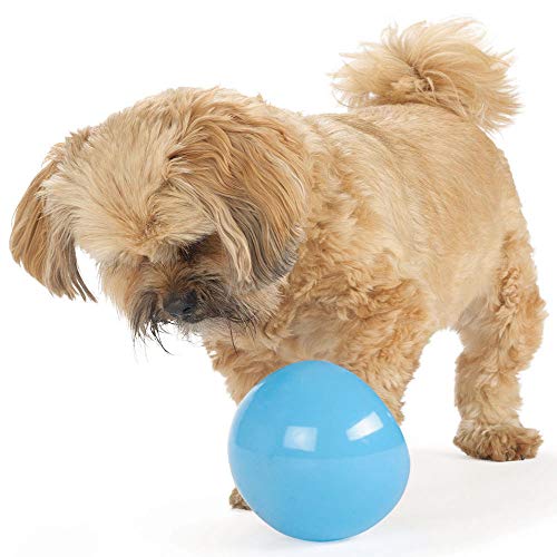 Planet Dog Orbee-Tuff Snoop - Dispensador de recompensas con Forma de Bola - Rompecabezas Interactivo para Perros - Azul