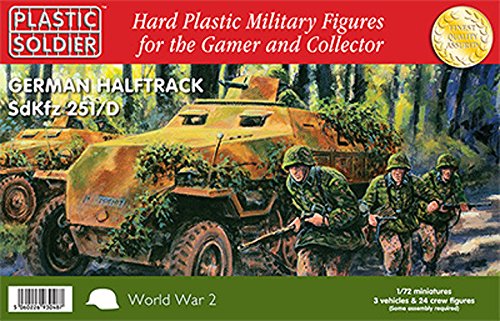 Plastic Soldier 1/72 German Halftrack SdKfz 251/D # WW2V20006 by Plastic Soldier Company