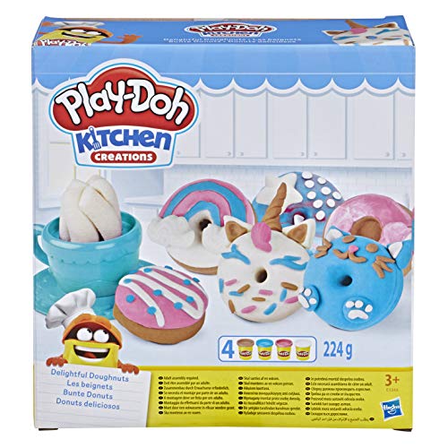 Play-Doh- Donuts Deliciosos, Multicolor (Hasbro E3344EU4) , color/modelo surtido