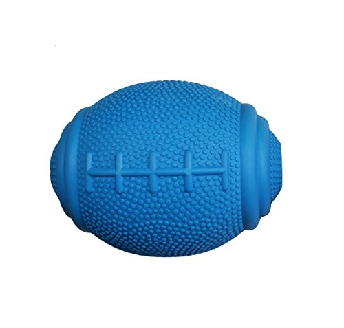 PlayfulSpirit Pelota de Rugby de Recompensas para Cachorros y Perros: Dispensador de Comida, Increíble Destructor del Aburrimiento de Mascota y Divertido Juguete de Entrenamiento Básico para Cachorros