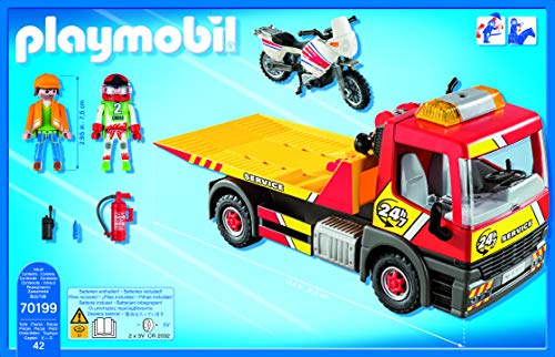 PLAYMOBIL City Life Grúa Remolque, A partir de 4 años (70199), Talla Única