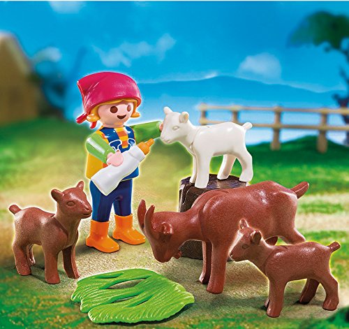 PLAYMOBIL Especiales Plus - Niña con Cabras, playset (4785)