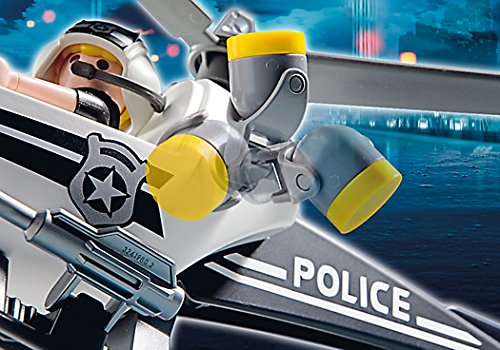 PLAYMOBIL - Helicóptero de Policía (59160)